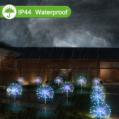 LED DIY Firework Solar Lights for Garden Yard and Patio Decor view 4