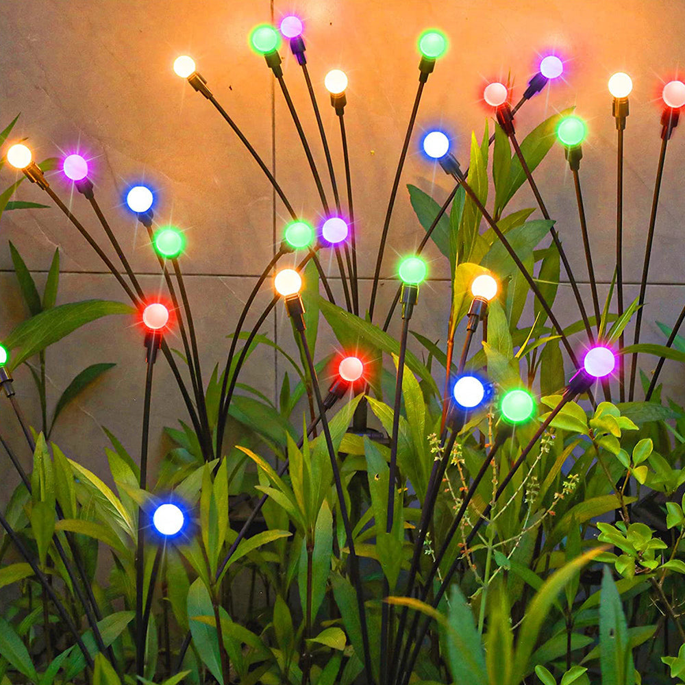Solar Powered Firefly Lights for Garden Yard and Patio Decor view 3
