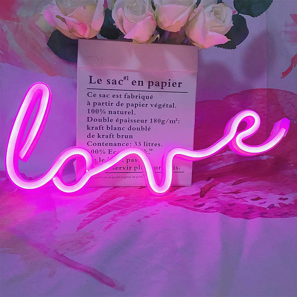 LED Neon Sign Lights for Bedroom Bar Shop and Wall Decor Display view 3