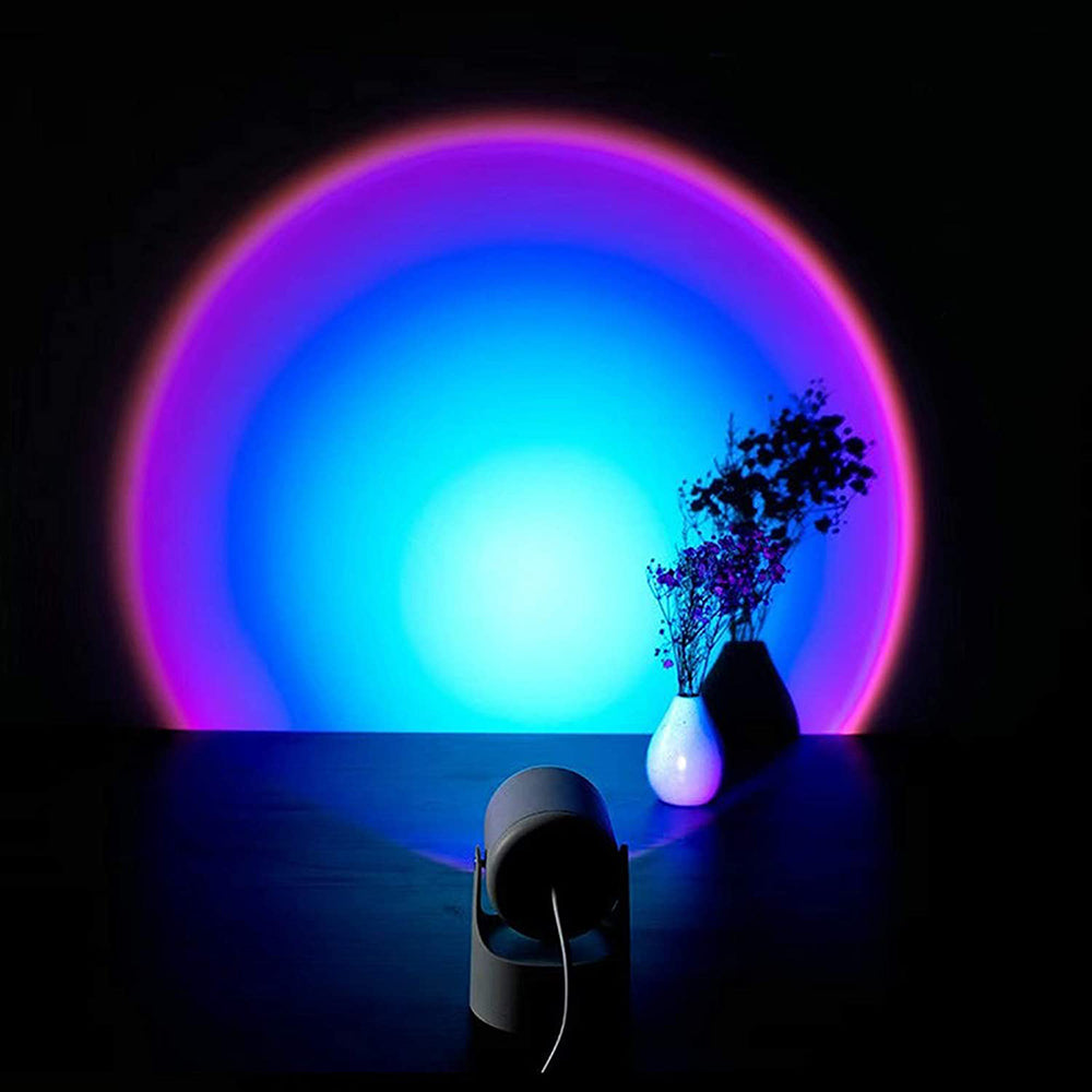LED Sunset Rainbow Projection Light for Bedroom Ceiling and Room Decor view 3