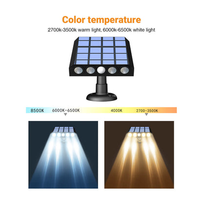 Waterproof LED Motion Sensor Solar Lights for Garden Yard and Patio view 3