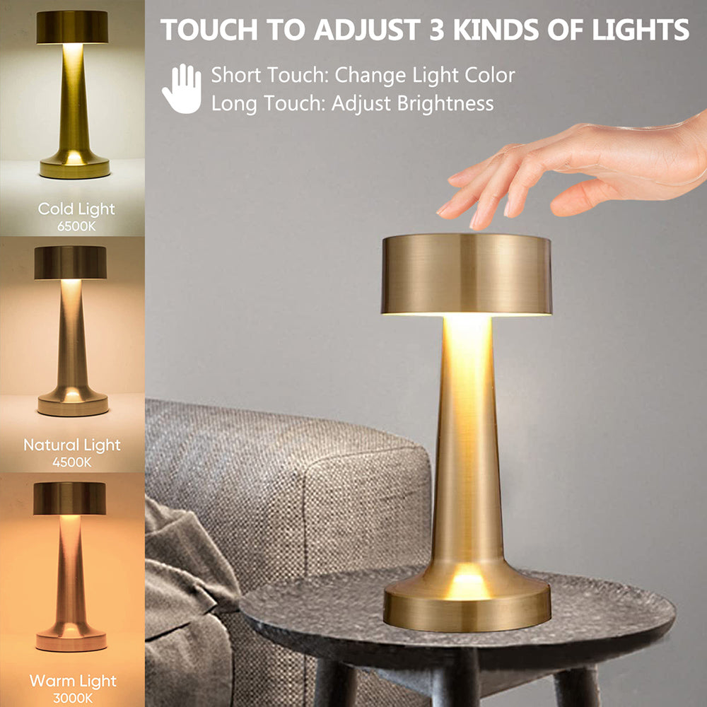 LED Desk Lamp Touch Sensor Table Lamp for Bedroom and Home Office
