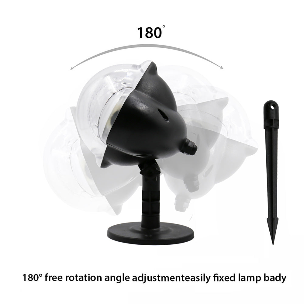 Waterproof LED Dynamic Moving Snowing Projector Light for Room Decor view 4