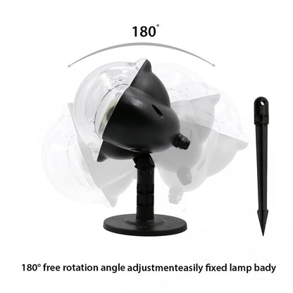 Waterproof LED Dynamic Moving Snowing Projector Light for Room Decor view 4