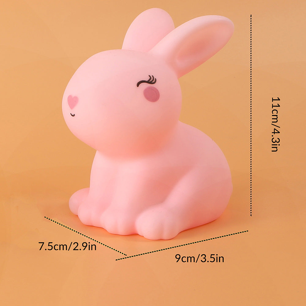Rabbit Night Light Lamp for Bedroom Nursery and Kids Room Decor view 9