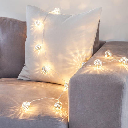 LED Moroccan Hanging String Lights 1.5m 10LEDs 3m 20LEDs for Bedroom view 6