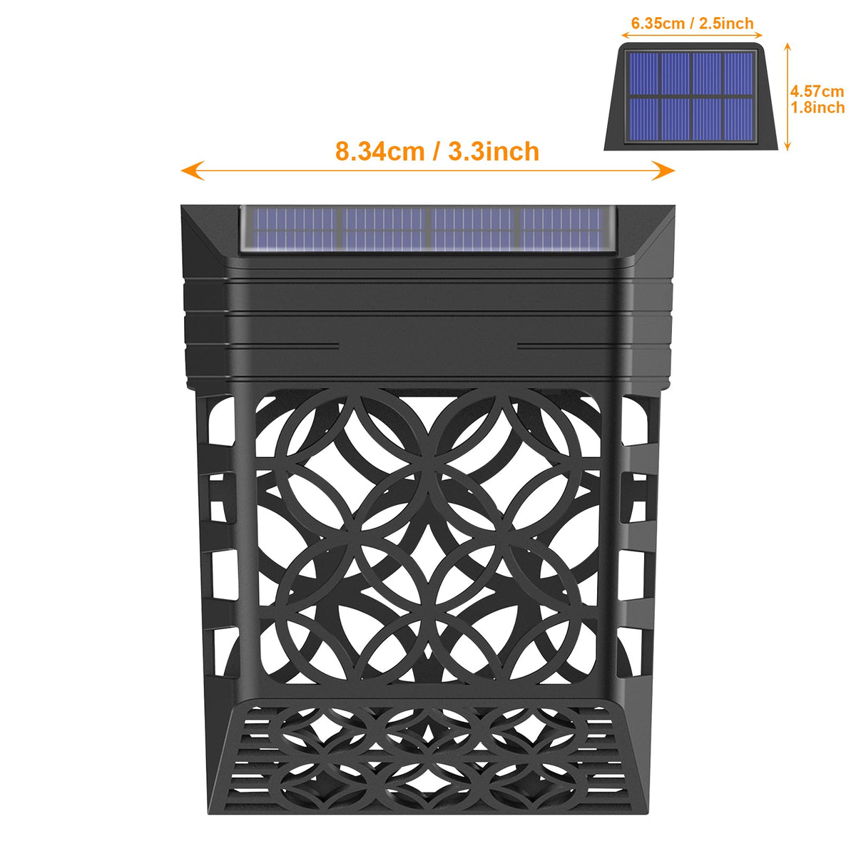 Outdoor Waterproof LED Solar Deck Lights for Garden Yard and Patio view 4
