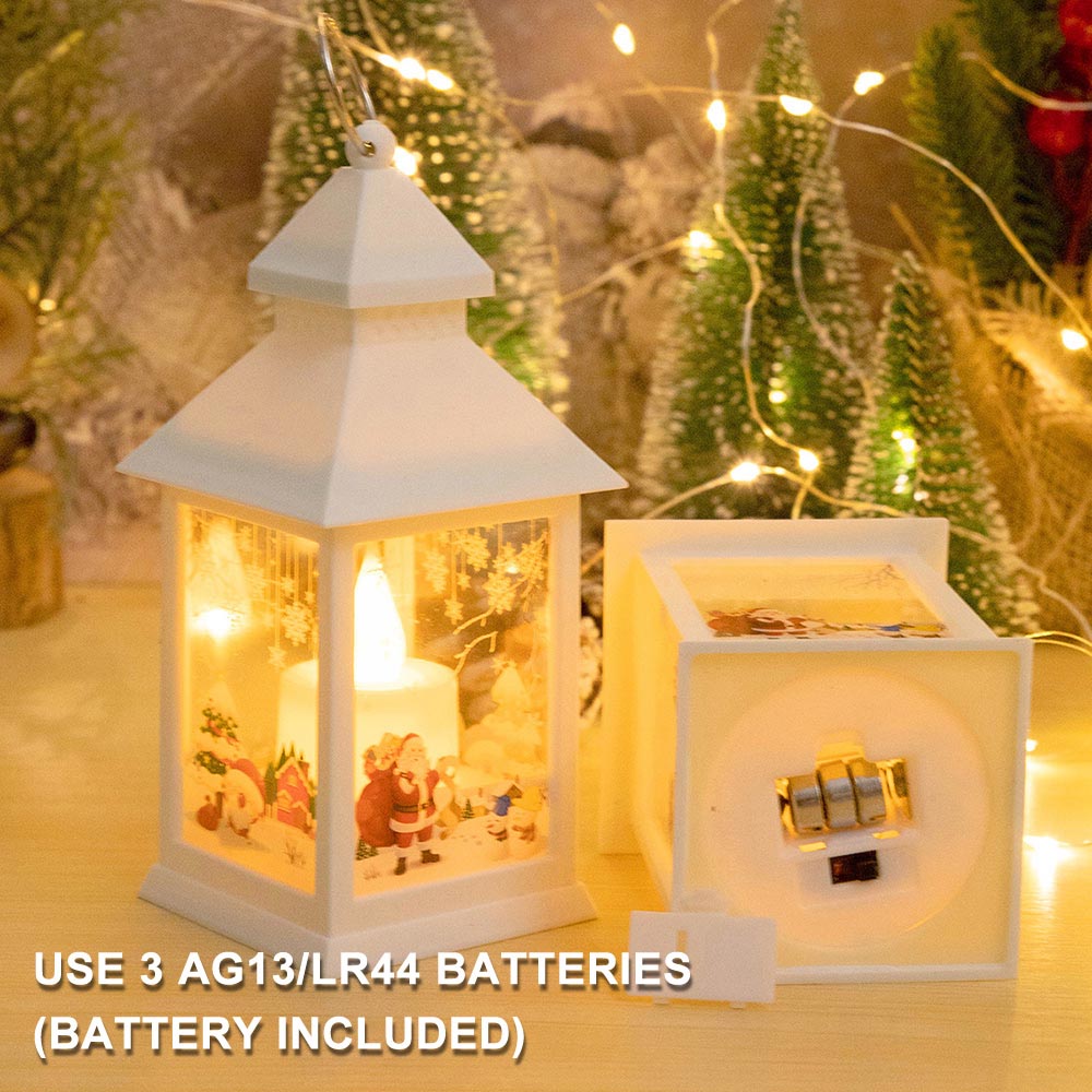 Flameless LED Candle Christmas Lamp for Home Table and Party Decor