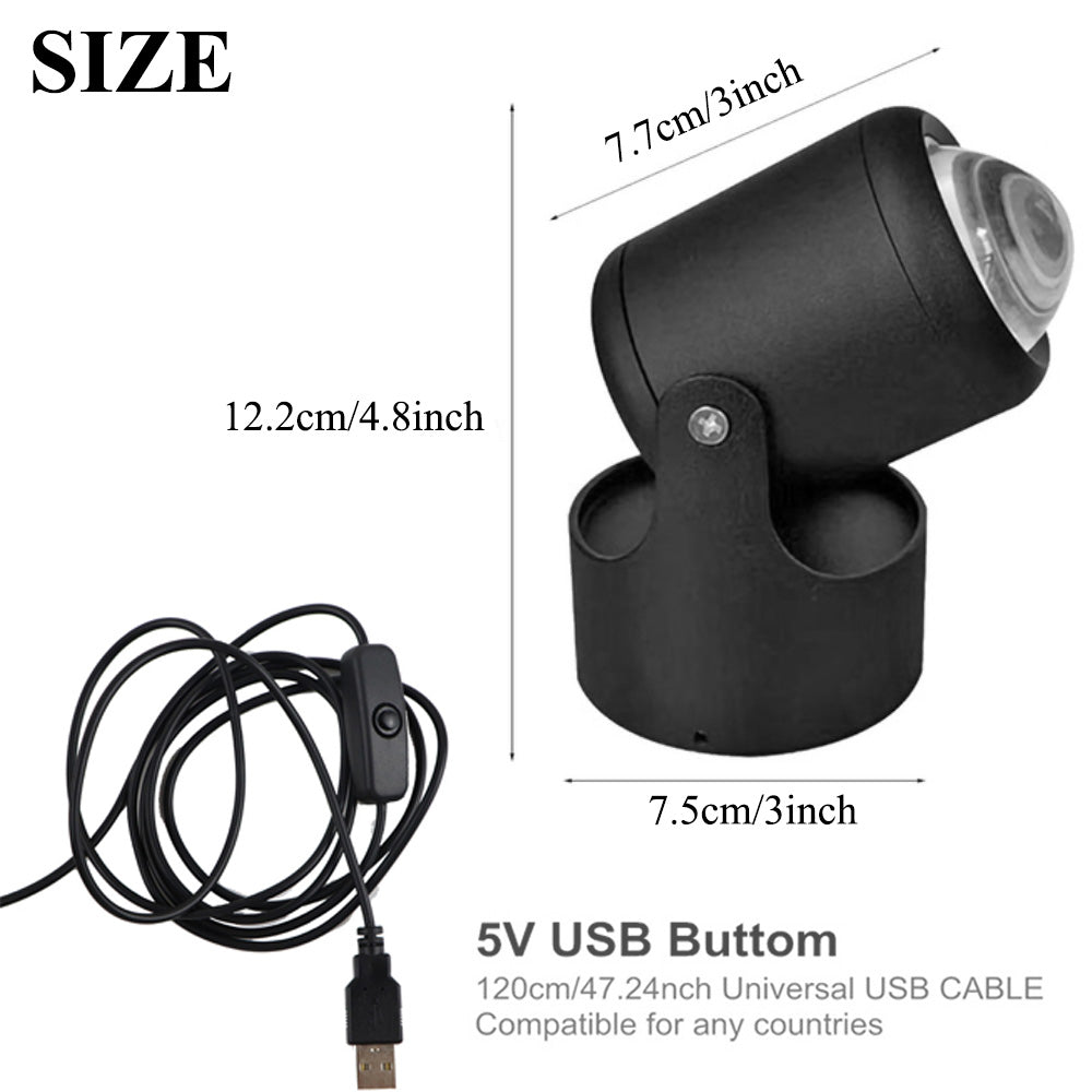 LED Sunset Rainbow Projection Light for Bedroom Ceiling and Room Decor view 4