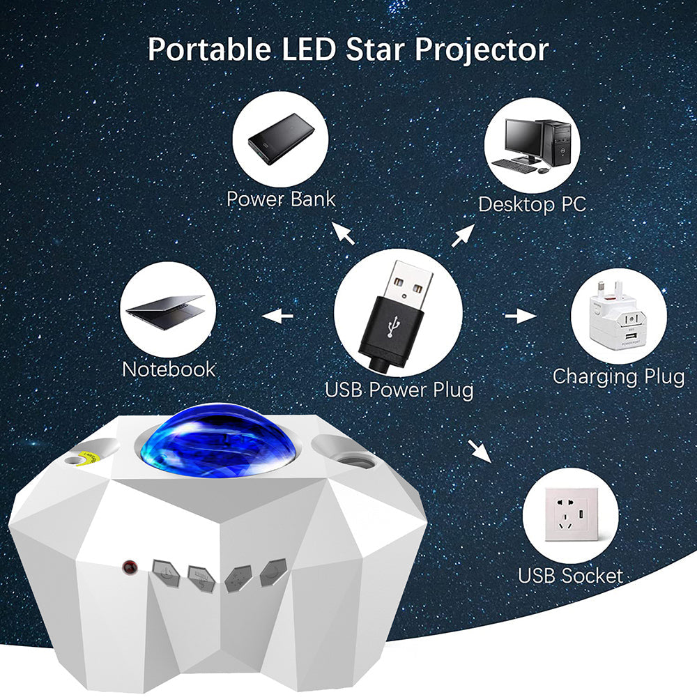 Galaxy Aurora Projector Lights Lamp for Bedroom Ceiling and Room Decor view 8
