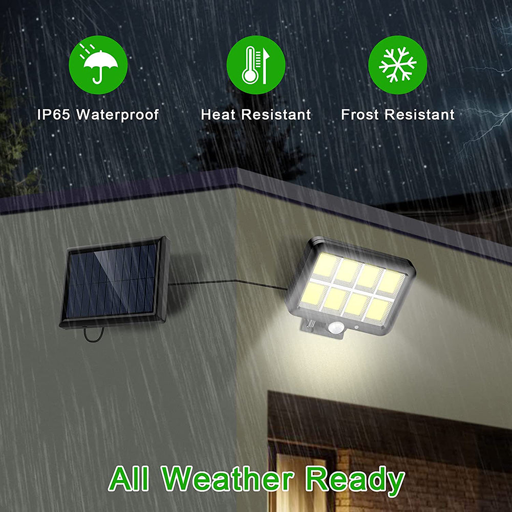 Outdoor LED Solar Motion Lights with Remote Control 160 Bright COB view 4