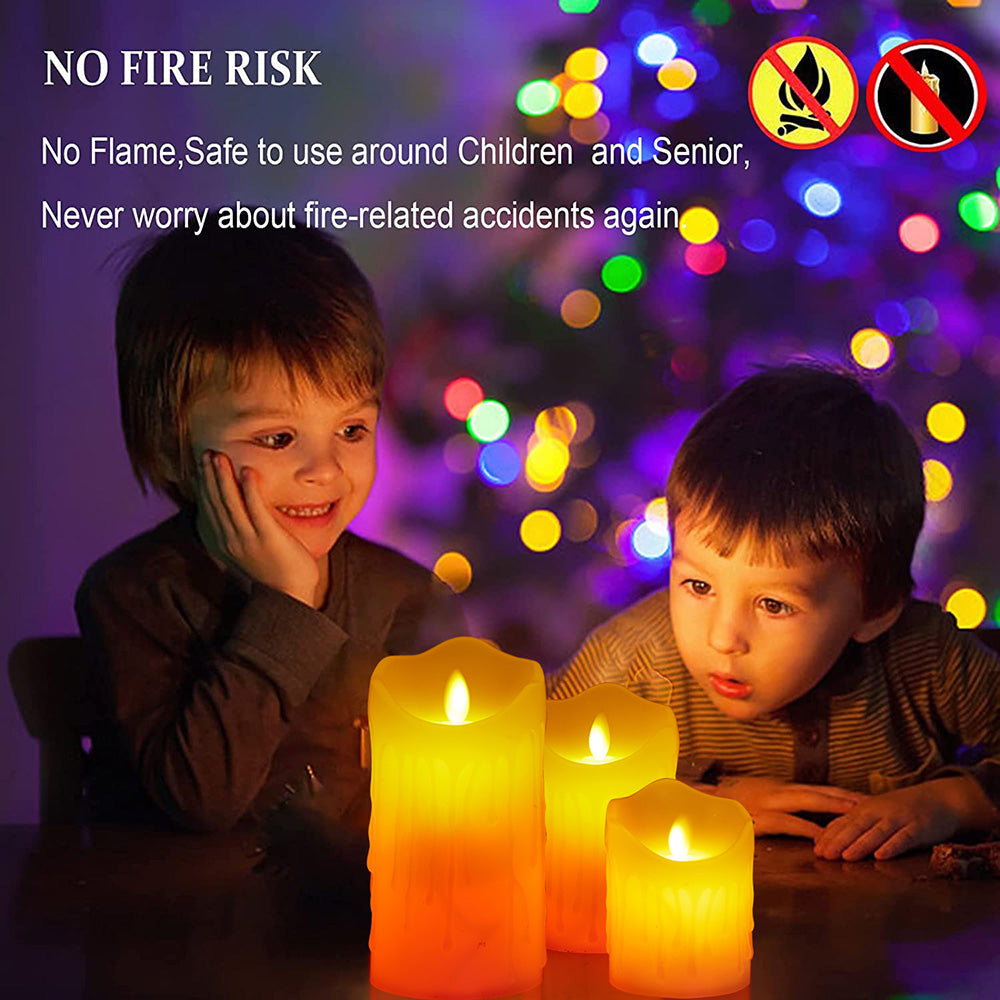 LED Flameless Candle Lights for Home Table Mantel and Party Decor view 4