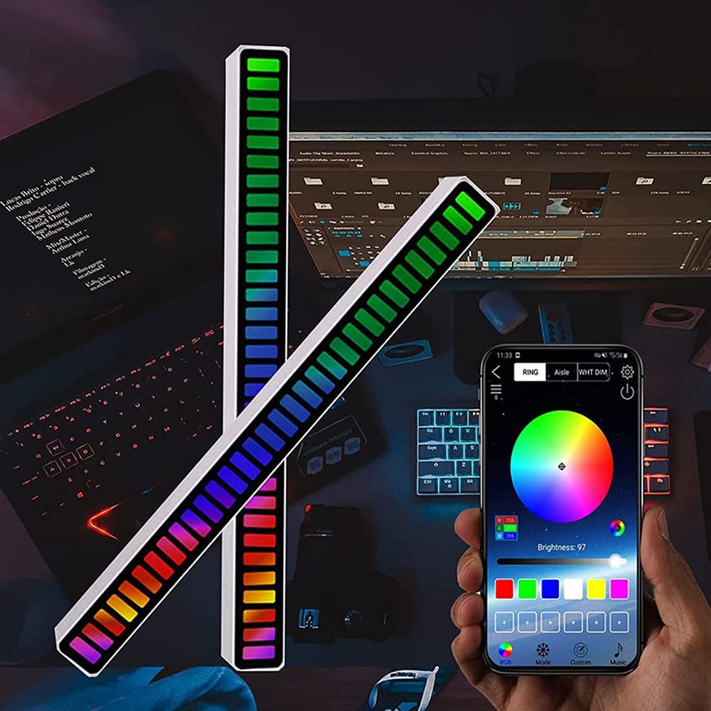 RGB Bluetooth APP Control Music Sync LED Light Bar for Room Decor view 4