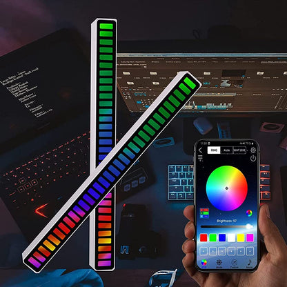 RGB Bluetooth APP Control Music Sync LED Light Bar for Room Decor view 4