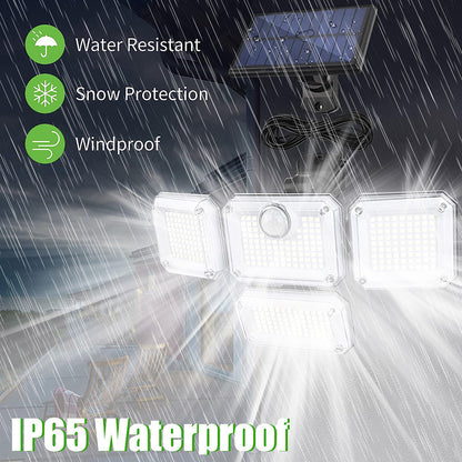 Waterproof Motion Sensor Solar Outdoor Lights for Garden and Patio view 4