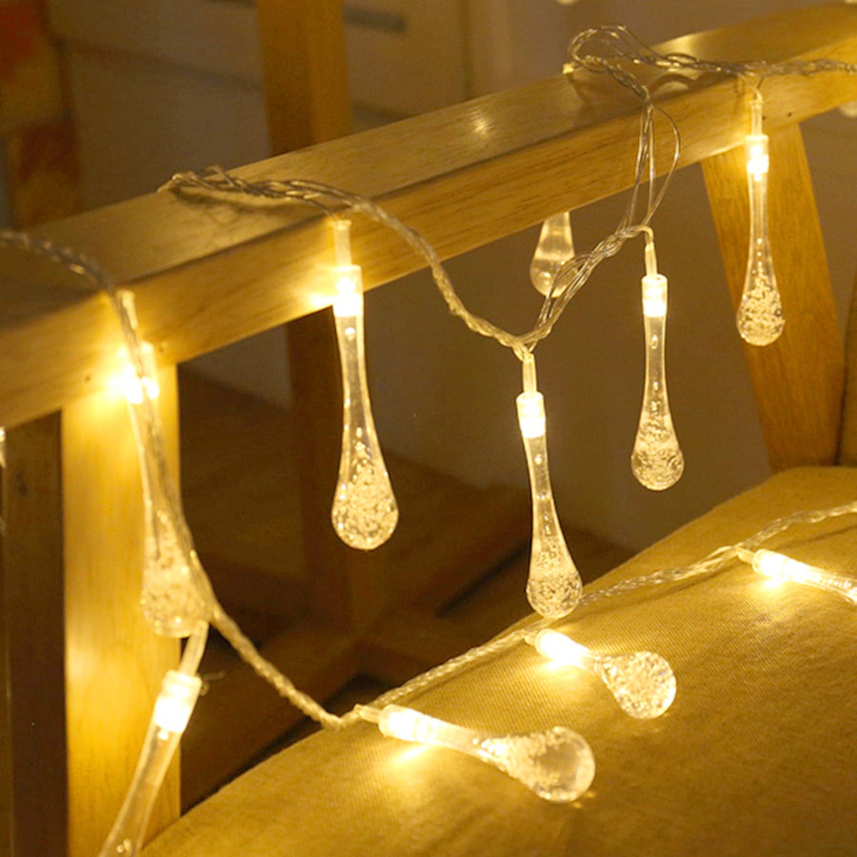 LED String Lights 8 Modes 3M to 20LED 6M to 40LEDs for Bedroom Decor