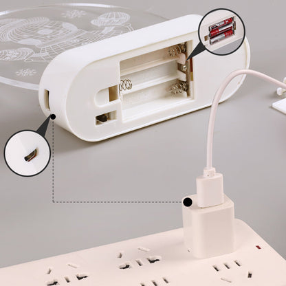 3D Illusion Night Lights Lamp for Bedroom Hallway and Bathroom view 4