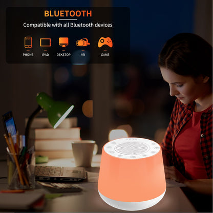 Multicolor Noise Machine with 32 Soothing Sounds Night Light view 7