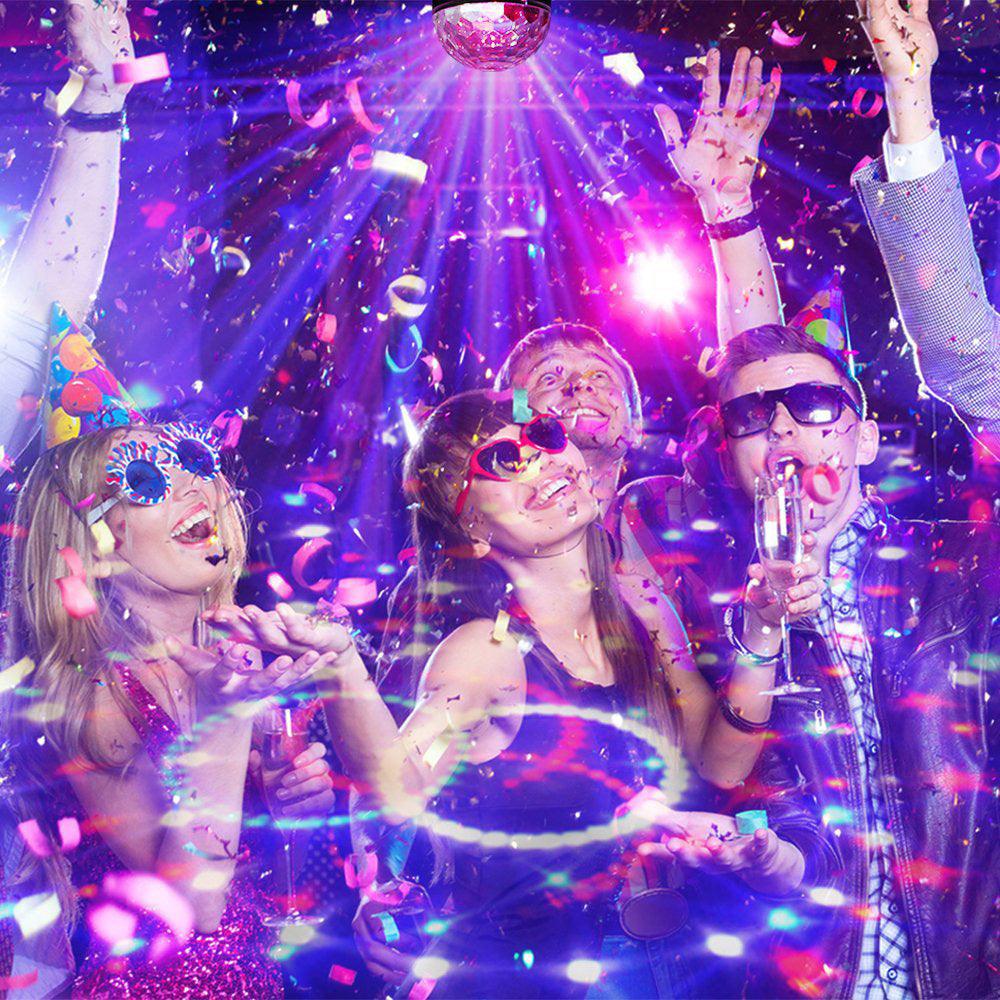 LED Sound Activated Disco Party Lights for Home Parties and Events view 4