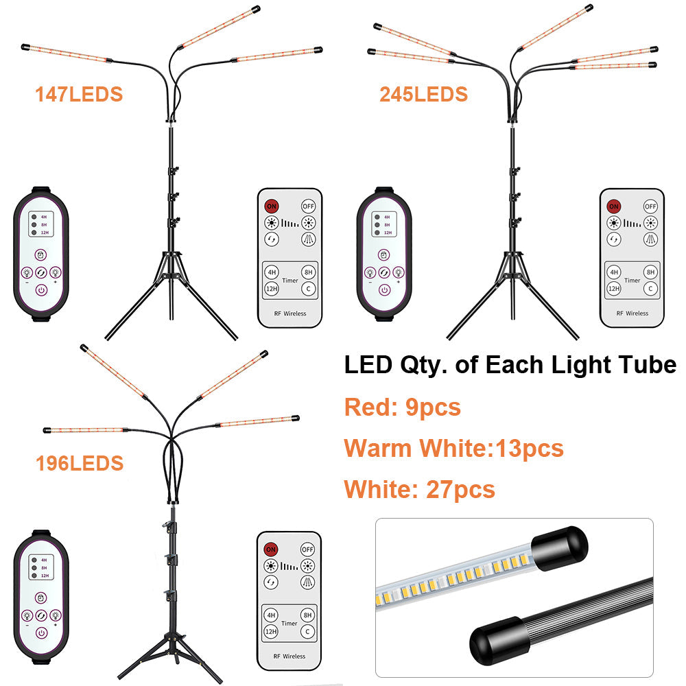 Waterproof LED Plant Grow Lights Full Spectrum for Seedlings view 4