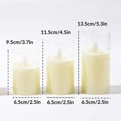 LED Flameless Pillar Votive Candles for Home Table and Party Decor view 9