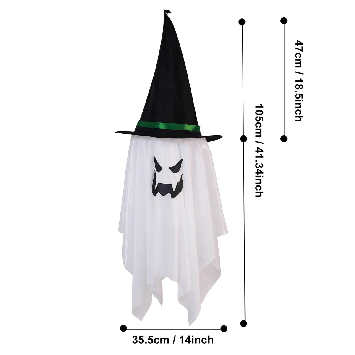 Halloween Decorations Outdoor Lighted Witch Hats for Holiday Decor view 3