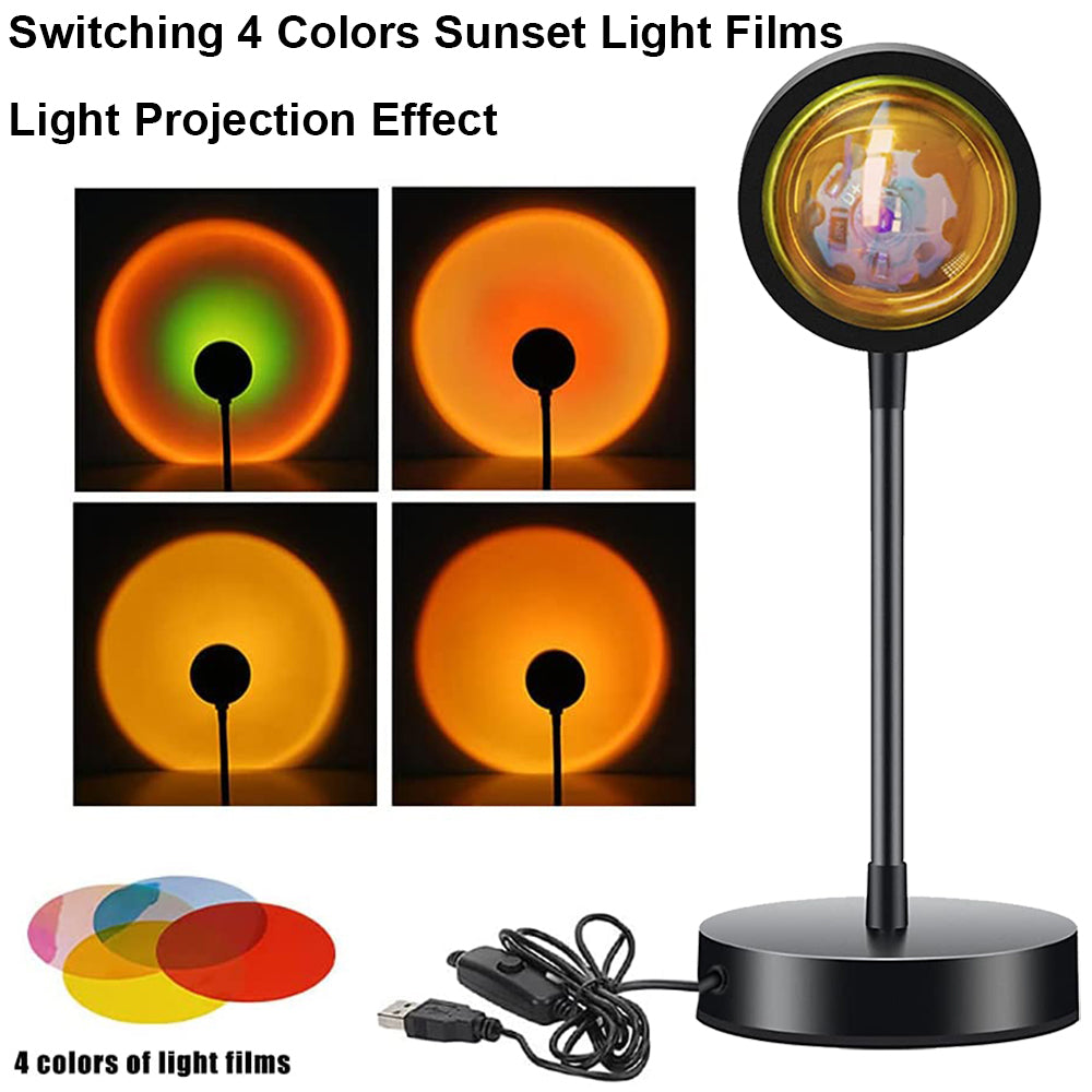 Sunset Projection Light 4 in 1 Lamp for Bedroom Ceiling and Room Decor view 9