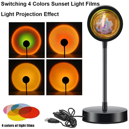 Sunset Projection Light 4 in 1 Lamp for Bedroom Ceiling and Room Decor view 9