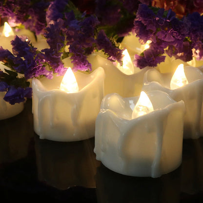 Flameless Flickering LED Tea Lights for Home Table and Party Decor view 3