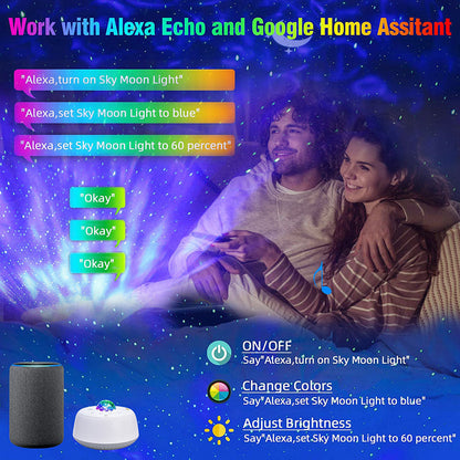 LED Star Galaxy Projector Light for Bedroom Ceiling and Room Decor view 4