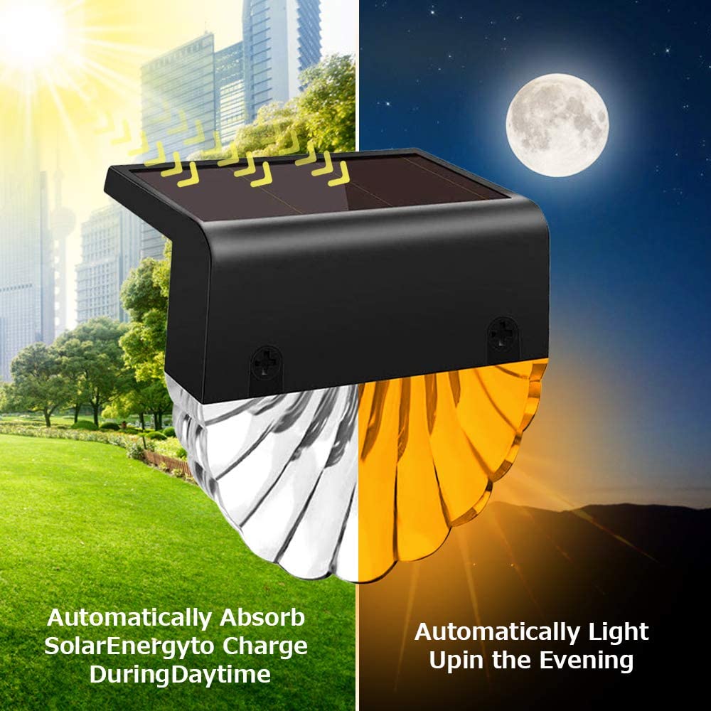 Waterproof LED Solar Step Lights Waterproof for Garden Yard and Patio view 5