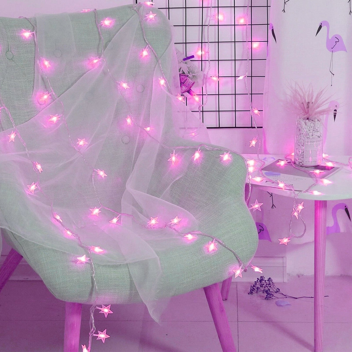LED Star String Lights 6M to 25LEDs for Bedroom and Party Decor view 6