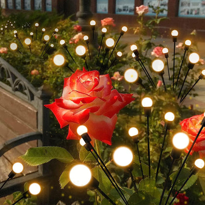 Solar Powered Firefly Lights for Garden Yard and Patio Decor view 4