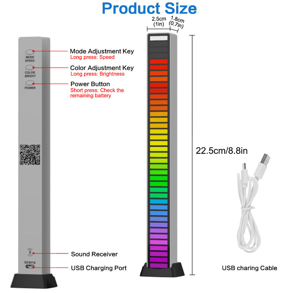 40 LED RGB Atmosphere Strip Light for Bedroom TV and Room Decor view 8