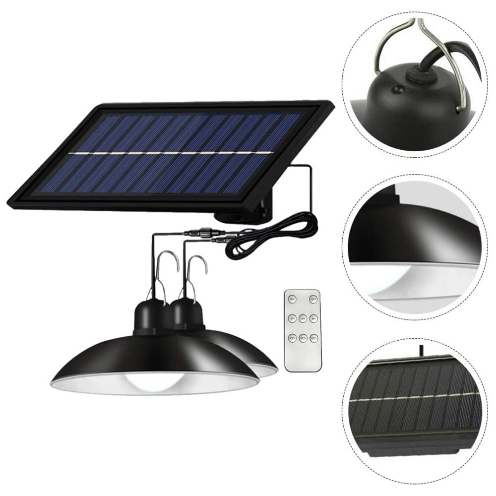Waterproof Solar Vintage Pendant Lights for Garden Yard and Patio view 4