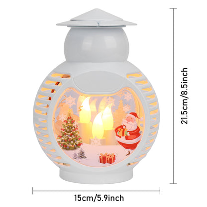 Christmas Snow Globe Lantern for Home Garden and Patio Decor view 4