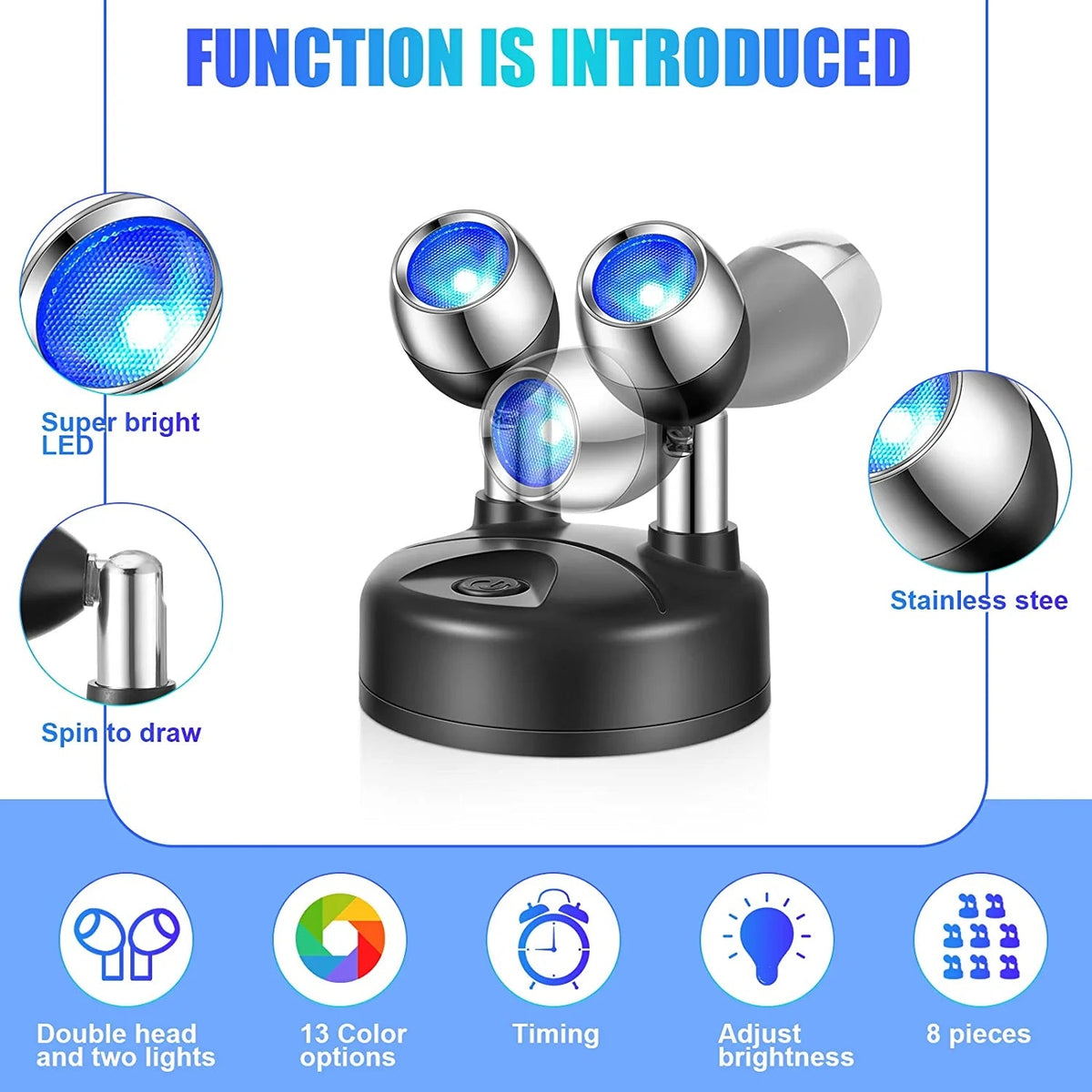 RGB Wireless Spotlight for Accent Lighting Shelves and Displays view 4
