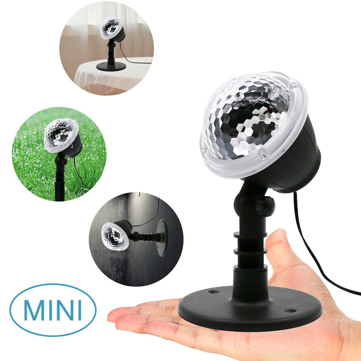 Waterproof Projector Lights with RF Remote Control Moving Patterns view 4