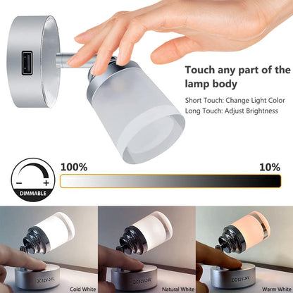 12 to 24V LED Reading Light for Bed Desk and Travel Reading Use view 4