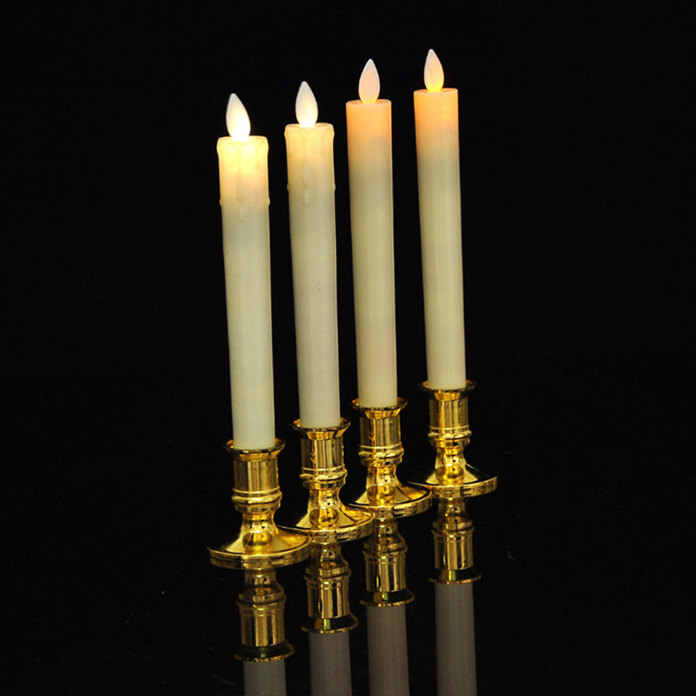 Flameless Taper LED Candles Tapered Candlesticks for Home Decor view 4
