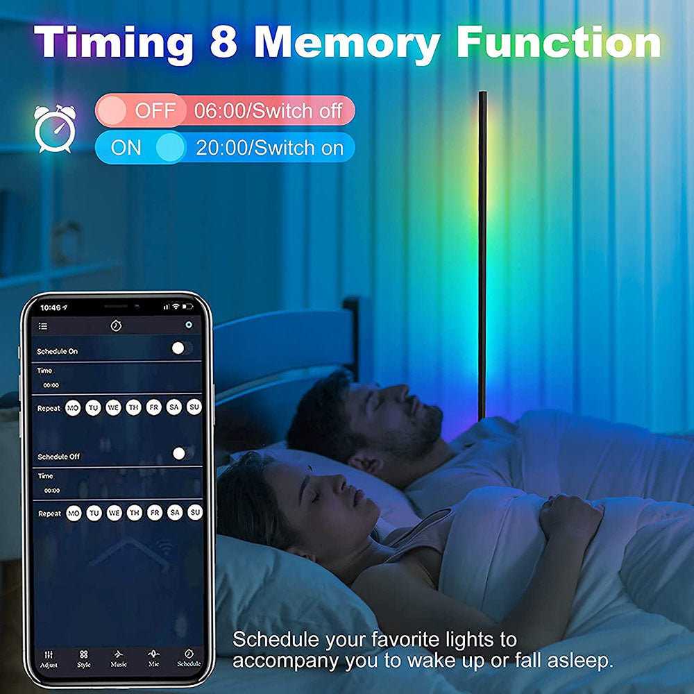Bluetooth LED Floor Lamp RGB for Living Room Bedroom and Game Room view 10