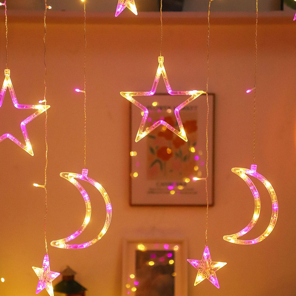 Waterproof LED Curtain Icicle String Light 3M 120LEDs for Window Decor view 12