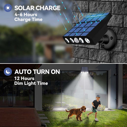 Waterproof LED Motion Sensor Solar Lights for Garden Yard and Patio view 5