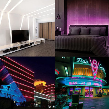 Waterproof Touch Switch Dimmable LED Neon Strip Light for Room Decor view 18