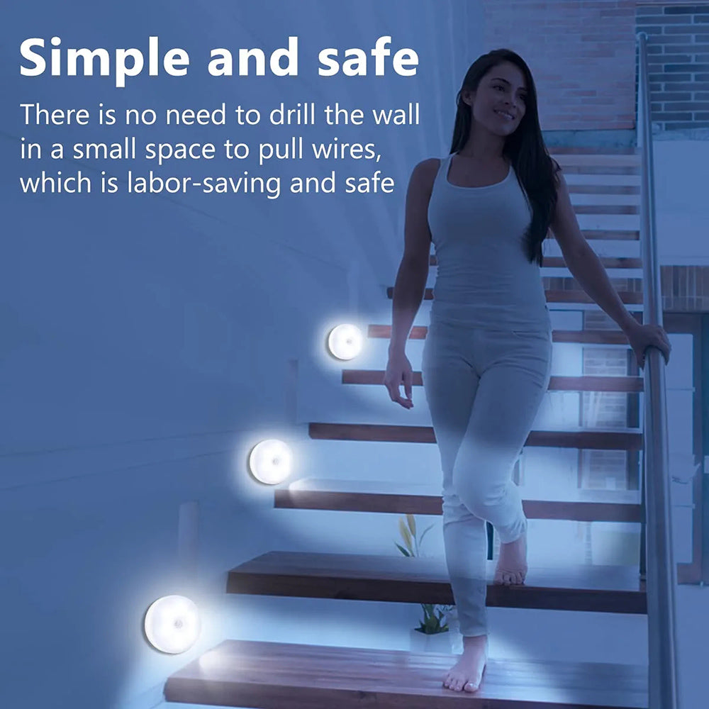 Rechargeable PIR Motion Sensor Light for Closet Stairs and Hallway view 6