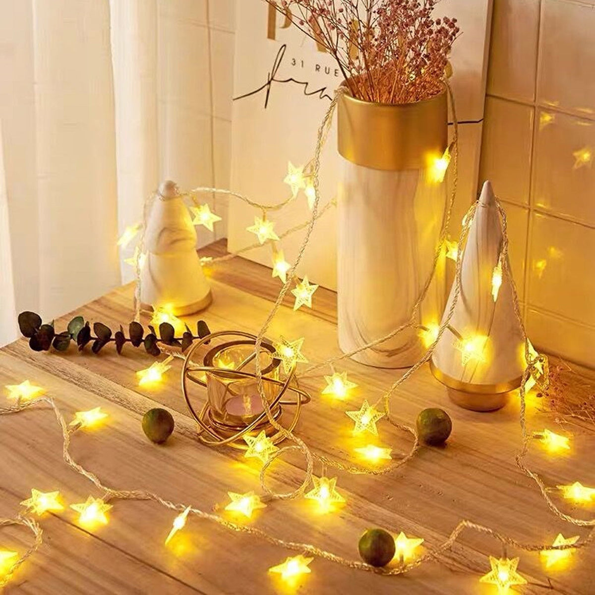LED Star String Lights 8 Modes 3M to 6M for Bedroom and Party Decor view 5