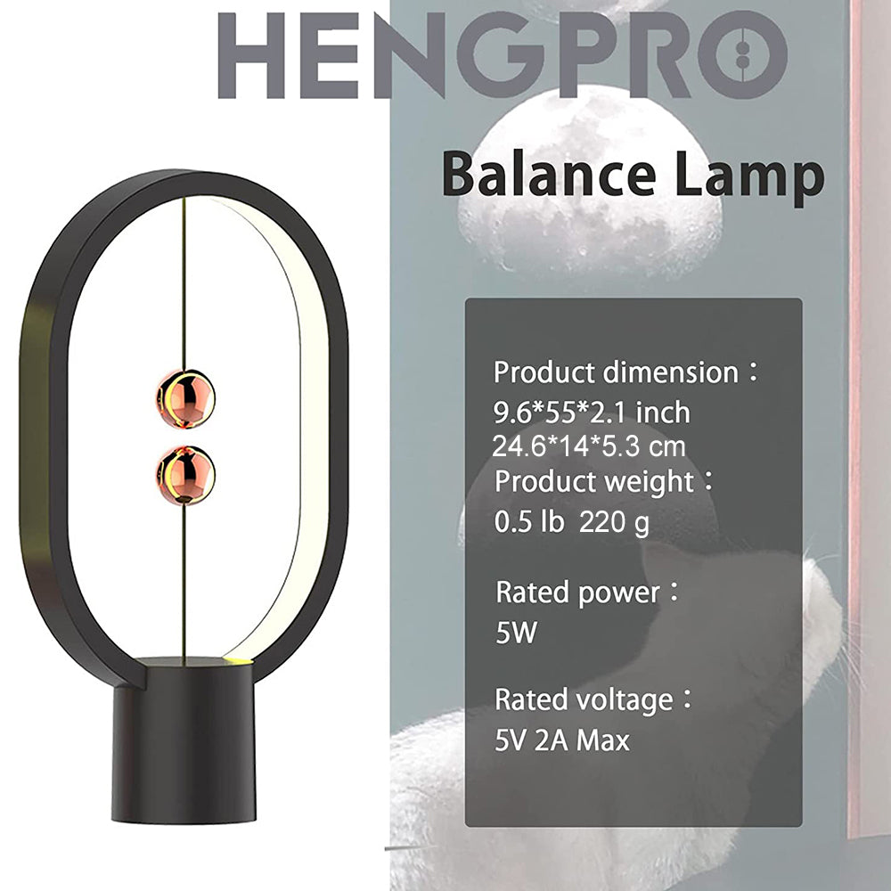 Heng Balance Light USB Powered LED Table Lamp for Bedroom and Desk view 6