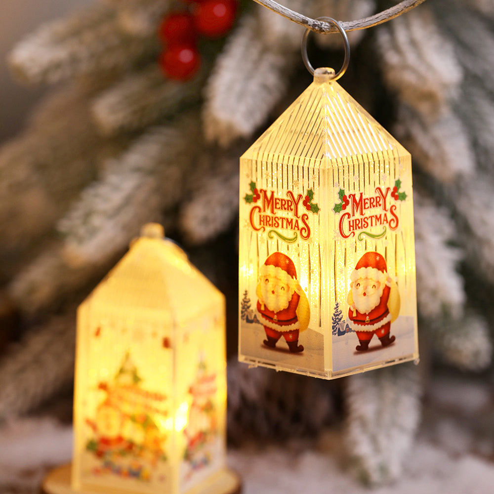 Christmas Portable Mini Hanging Lanterns for Home and Garden Decor view 5