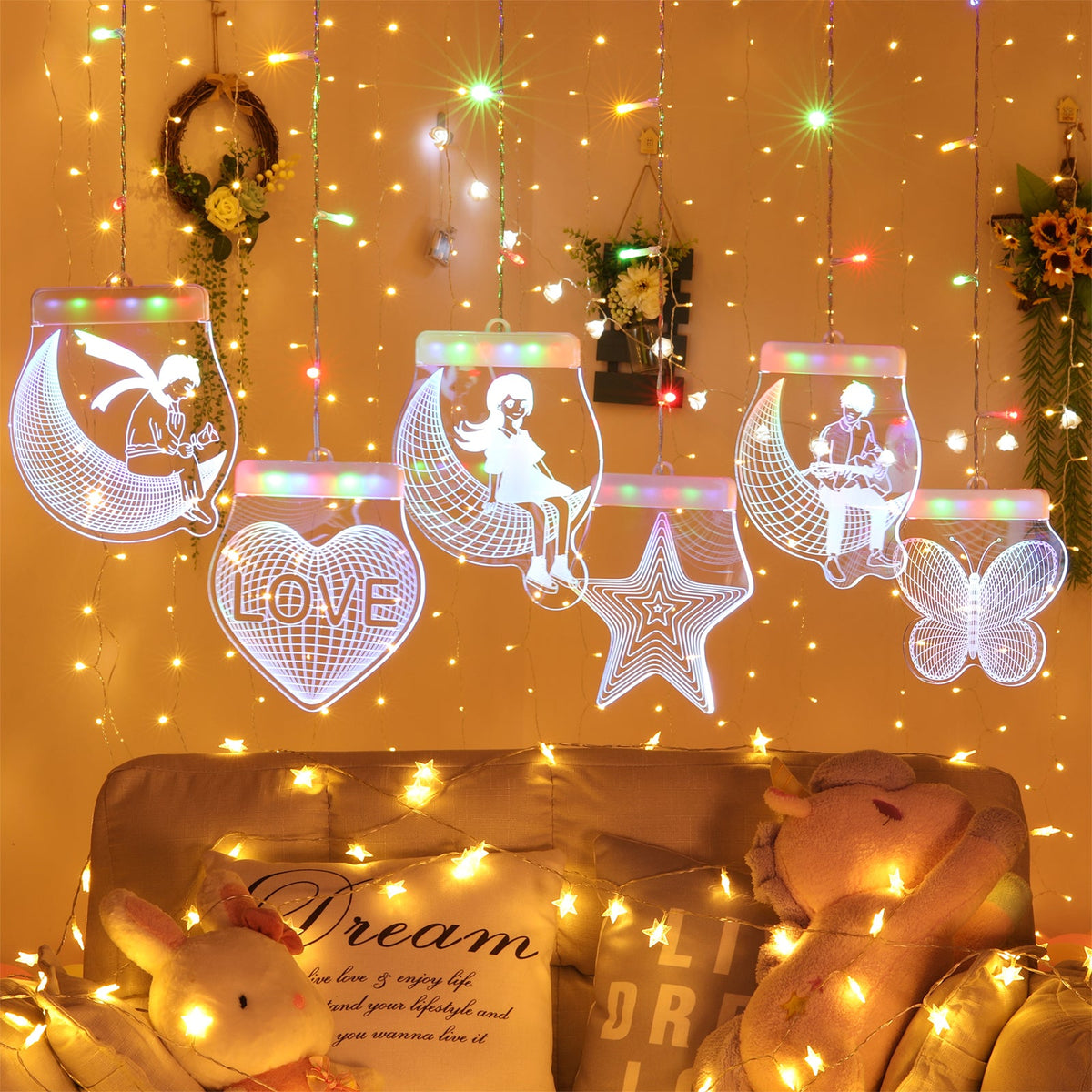 LED String Lights for Bedroom Party Wedding and Holiday Decor view 5