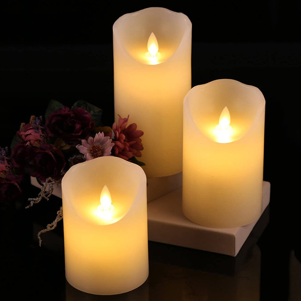 Flameless Votive Candles Smokeless Electric Fake Candle for Home Decor view 5